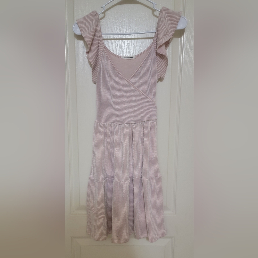 Caution To The Wind Blush Striped Dress